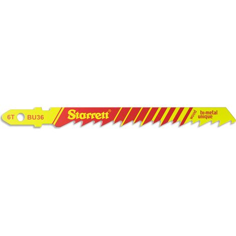 Hoja sierra calar Starret BU36-075MM Madera Blister 5 piezas