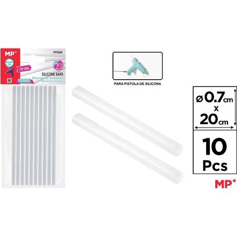 Bâtons de colle pour pistolet 7 x 200 mm, lot de 10