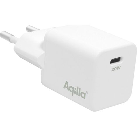Aqiila W1 Chargeur USB 20 W 1x USB-C® blanc intérieure Y120163 (1/5)