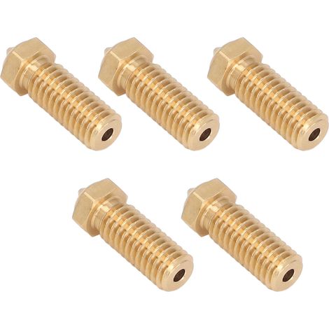 5 buses d'extrusion en laiton pour imprimante 3D, filière 0,4 mm, compatibles QIDI X Max3 Smart3 Plus3 (1/5)