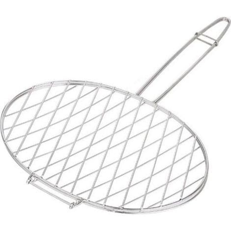Grille de barbecue, filet de barbecue, panier de barbecue extérieur, pince à poisson grillé, adapté au camping, au barbecue, au pique-nique (1/4)