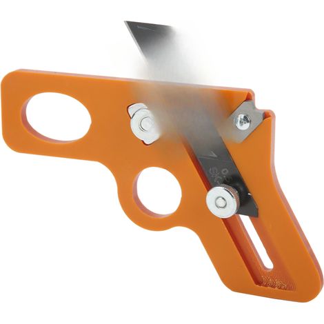 Beyamis Couteau à rogner pour travail du bois - Lame 6 mm pour rabot et grattage PVC double usage (1/5)