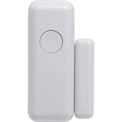 2 Pièces - Capteur De Porte - Capteur De Fenêtre - Système D'alarme Sans Fil - Détection D'ouverture Magnétique - Pour Maison Et Appartement - Blanc - 5x2x1cm (1/2)