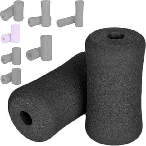 Foam Foot Pad - 13 Cm X 7 Cm Od X 2,2 Cm Id - Para Soporte De Pies En Equipos De Ejercicio - Par (1/5)