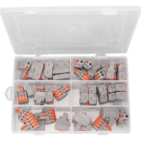 40-teiliger elektrischer Steckverbinder, Hebel-Anschlussklemme, Fahrzeugstecker-Anschlussset (1/5)