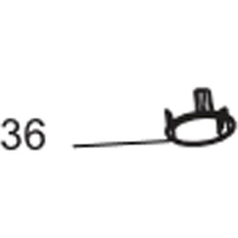 Ersatzteil - Lampe (Kennzeichen 36) Halter -  - DE DIETRICH