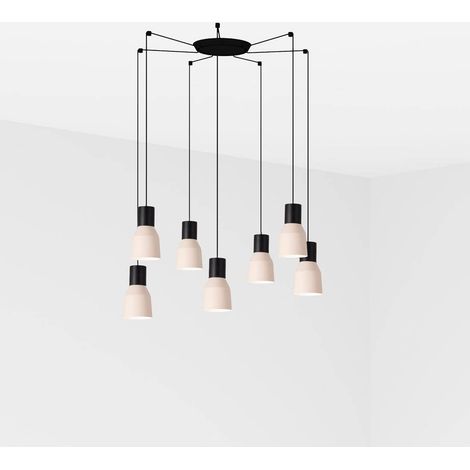 Faro KOMBO - Plafonnier Cluster Beige, E27 (1/2)