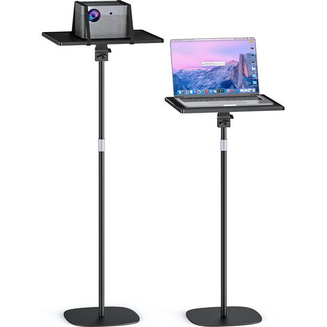 Support de Projecteur sur Pied Hauteur Réglable 7kg - Sol pour Projecteurs/Appareils Photo (1/5)