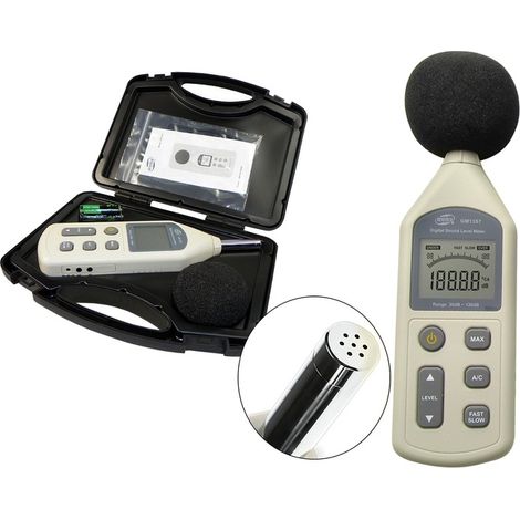 SONÓMETRO MEDIDOR DE SONIDO MEDIDOR DECIBELIOS USB PC (1/5)