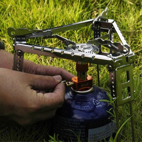 Camping en plein air poêles à bois avec alcool Ultraléger poêles à bois pour pique-niques à portée de main (1/5)