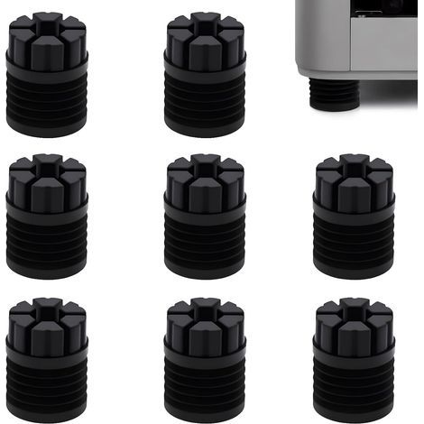 Antivibrationsfüße für Bambu Lab X1 / X1C / X1E / P1P / P1S – Set mit 8 stoßdämpfenden Silikonfüßen zur Geräusch- und Vibrationsreduzierung (1/5)