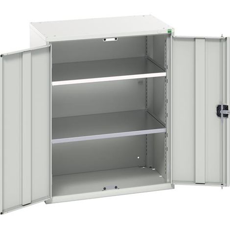 Bott 16926159.16 Verso 2 Shelf Cupboard 800mm Light Grey BOT169261596
