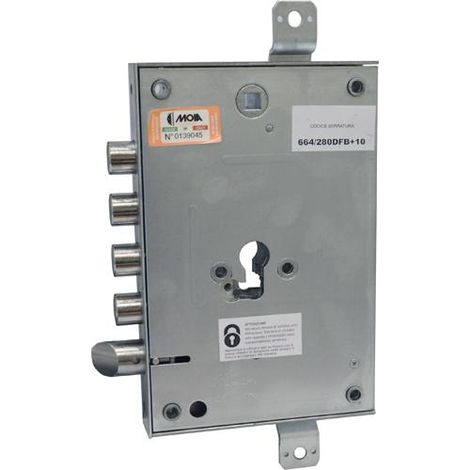 SERRATURA MOIA BLINDATA "664/280 DFB/+10"
