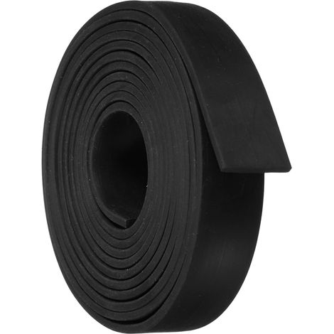 CCYKXANeoprene Rubber Sheet Rolls 15mm(W) x 2mm(T) x 2m(L) Solid Rubber Sealing Strip, for DIY Sealing Craft Pads Gasket Protection (1/5)