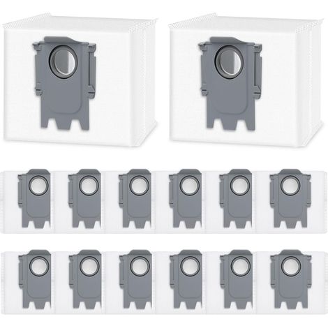 14 Stück Staubbeutel für Roborock Q7 L5+/Q10 S5+/S7 Max Ultra/Q5 Pro+/Q8 Max+/S8+/S8 Pro Ultra/S7 MaxV Ultra/S7 Pro Ultra/Q7+/Q7 Max+/T8/Q5+/G10S PRO/Q7 Max+ Staubsauger Absaugstation