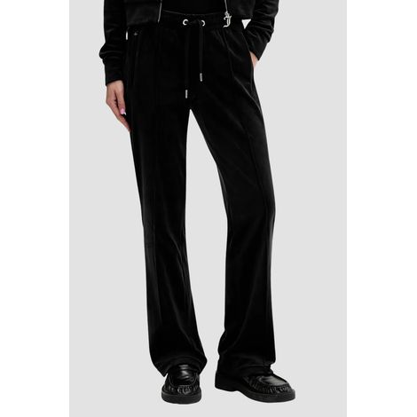 Juicy Couture Tina Outline XS Schwarze Damen-Jogginghose mit Strasssteinen (1/5)