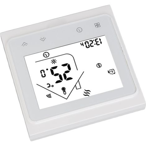 Thermostat intelligent à télécommande sans fil avec bouton tactile capacitif, 95-240 V CA (1/5)