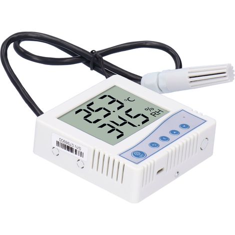 Elektronischer Temperatur- und Feuchtigkeitsfühler, hohe Genauigkeit, LCD-Bildschirm mit analogem Sensor (1/5)