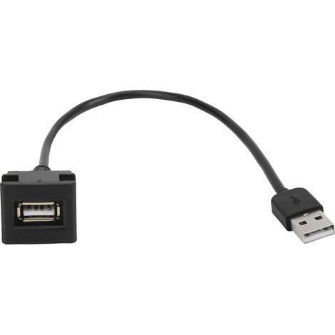 Rallonge de prise USB pour voiture, câble mâle-femelle, protection multiple, entrée 12 V-30 V, compatible Camry et Prius (1/5)