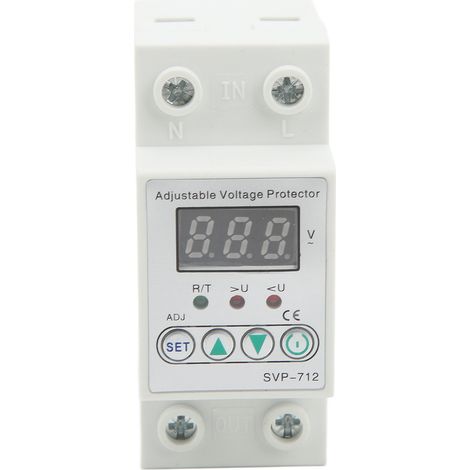 Protecteur de surtension et sous-tension réglable 220V 63A avec délai et réinitialisation automatique (1/5)
