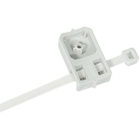 Nagelplatte grau mit vormontiertem TBBL-Seitenklemmring - Packung zu 200 - CELO - 9TBBL
