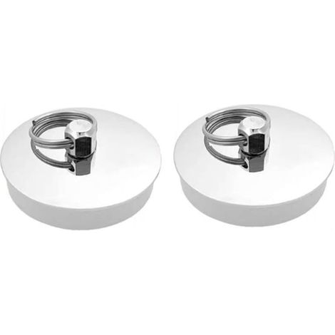 Abflussstopfen aus Edelstahl für Badewannen- und Waschbeckenabläufe, entworfen, um Rost zu widerstehen und Schmutz aufzufangen, kompatibel mit 46 mm und 56 mm Abflussgrößen für Langlebigkeit (klein) (1/5)