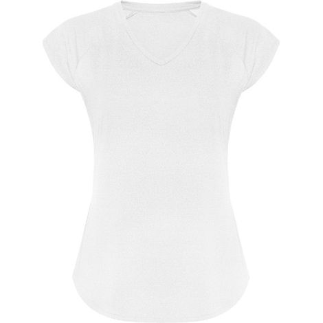 Camiseta multideporte de mujer manga corta y manga ranglan AVUS ROLY XXL Blanco