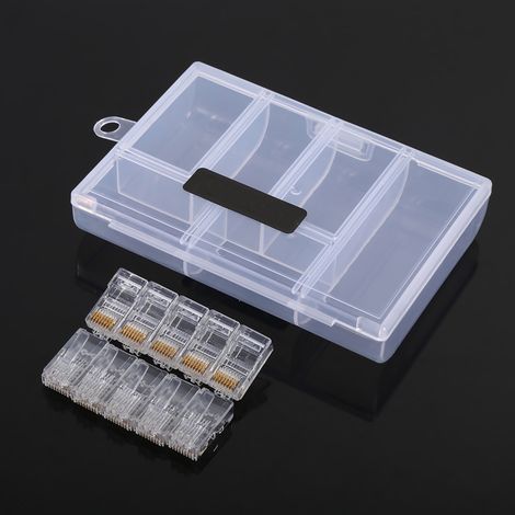 Pince à sertir RJ45 RJ11 avec testeur de câble, coupe-câble, outil d'impact et tournevis, kit réseau complet (1/5)