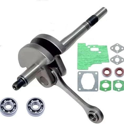 Vilebrequin et bielle compatible avec STIHL FS55 FS38 45, joint d'arbre, joint papier 4140 030 0400