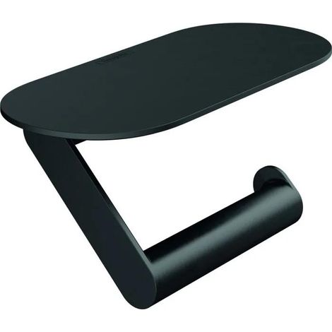 Hansgrohe Wall - Portarrollos con bandeja, negro matee 27928670