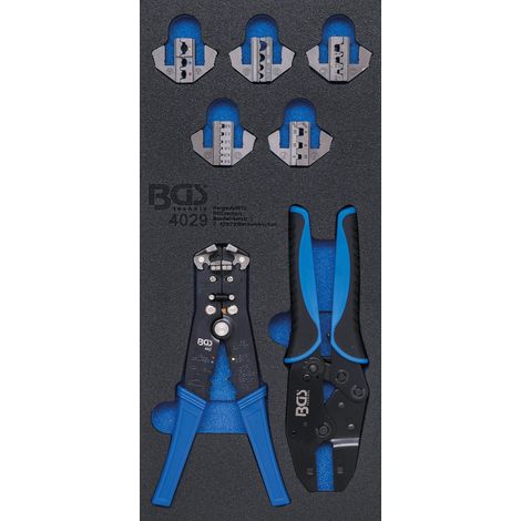 Herramienta de engaste Bgs Technic juego 12 piezas robusto ergonómico (1/2)