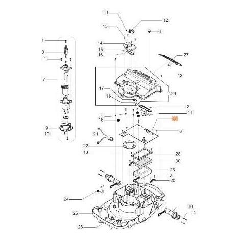 ORIGINAL ELEKTRONISCHE PLATINE EMAK AK455547