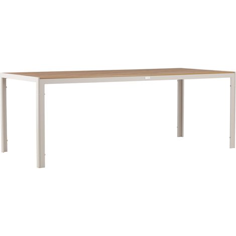Table de Jardin "Break" 205cm Beige & Naturel (1/5)
