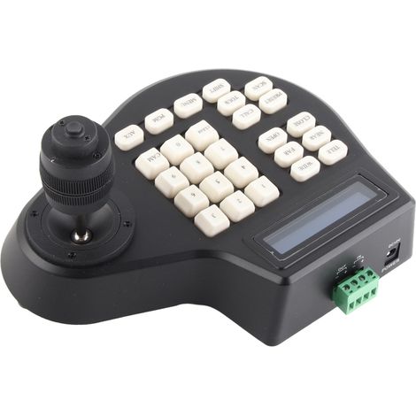 Mini-caméra PTZ analogique avec clavier, contrôleur de caméra dôme coaxiale PTZ 4D, prise britannique 100-240 V (1/5)