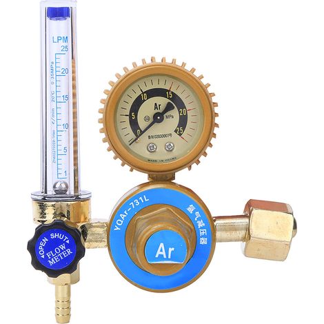 Manomètre de réduction de pression d'argon industriel monobloc YQAr-731L pour soudage à l'arc sous argon (1/5)