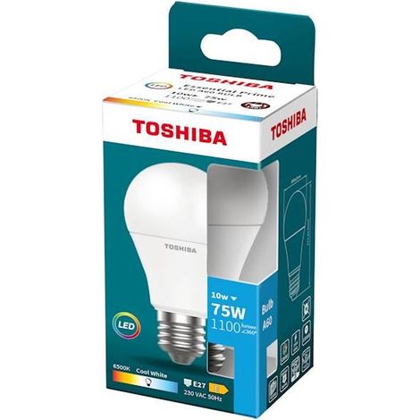 LED TOSHIBA ESSENTIAL - A60 E27 10W 6500K