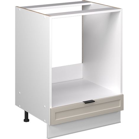 Mobile per forno da incasso Fame-Line, GrigioBeige, 60 cm senza piano di lavoro, Vicco