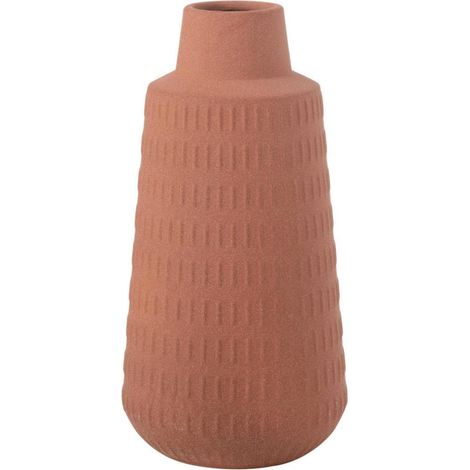 Vase Déco en Porcelaine "Ria" 31cm Terracotta (1/2)