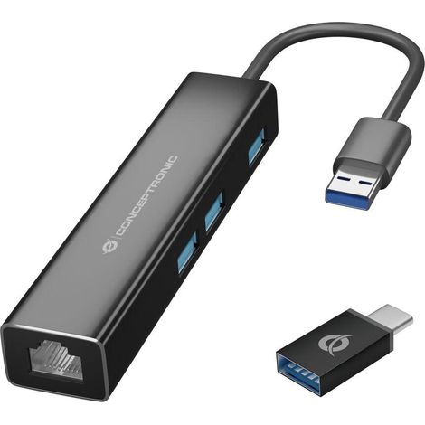 conceptronic DONN07BA câble USB 3.2 Gen 1 noir