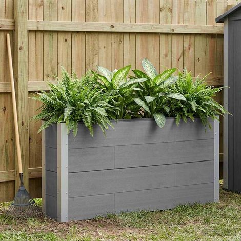 Teenpull – Hochbeet Grau 150 x 30 x 72 cm (1/5)