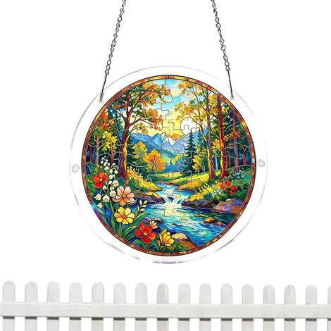 Sonnenfänger 2D Acryl Fensterornament natürlicher