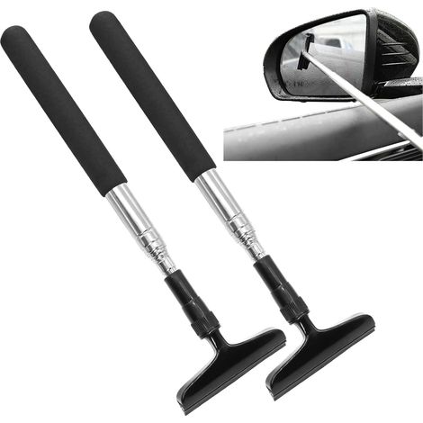 Limpiaparabrisas profesionales para ventanas de coche, retráctiles para espejos retrovisores, longitud de hasta 102 cm. (1/5)