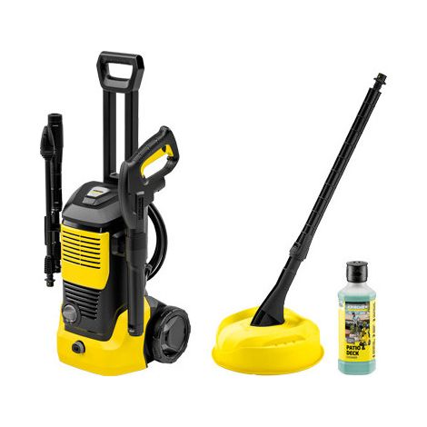 Hidrolimpiadora Kärcher K4 Black Home – 1800W, 130 bar, lavasuperficies T5 – Limpieza exterior
