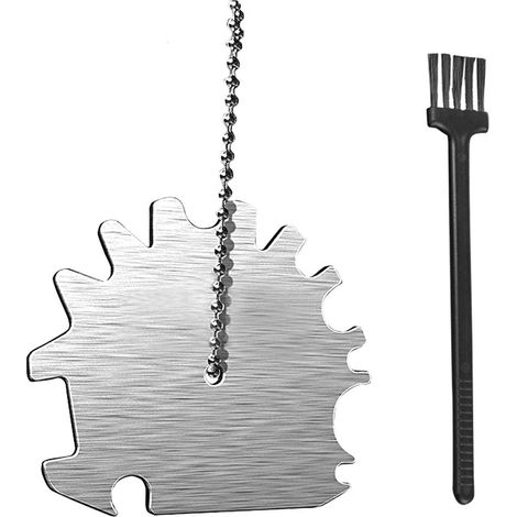 Grillschaber aus Edelstahl – Leichter und tragbarer Grillreiniger (1/5)