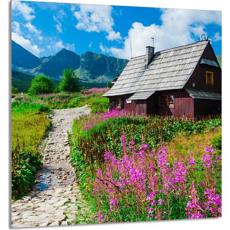 Panneau de verre POUR la cuisine 60x65 Montagnes (1/5)