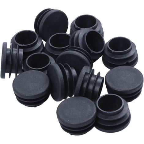 15 embouts pour pieds de table et de chaise, tubes d'insertion circulaires en plastique de 25 mm de diamètre (1/5)