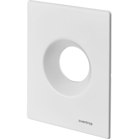 OVENTROP Copertura per Unibox RTL/T/plus, profondità di montaggio 110 mm, bianco, 1022691