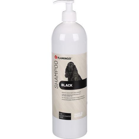 Shampoing Pour chien à pelage noir 1 Litre - Flamingo (1/2)