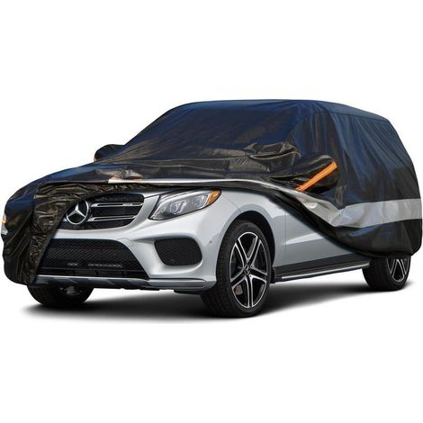 10-Schicht Autoabdeckung Wasserdicht Atmungsaktiv für Mercedes-Benz GLE-Class (2019-2023) Schwarz (1/5)