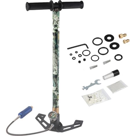 Pompe à air PCP haute pression 3ème camouflage, filtre à huile et humidité, pompe à étrier pour carabine à air comprimé (1/5)